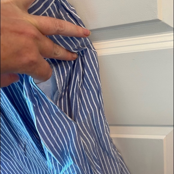 Loft Outlet Blue & White Stripe Maxi Dress - Picture 5 of 16